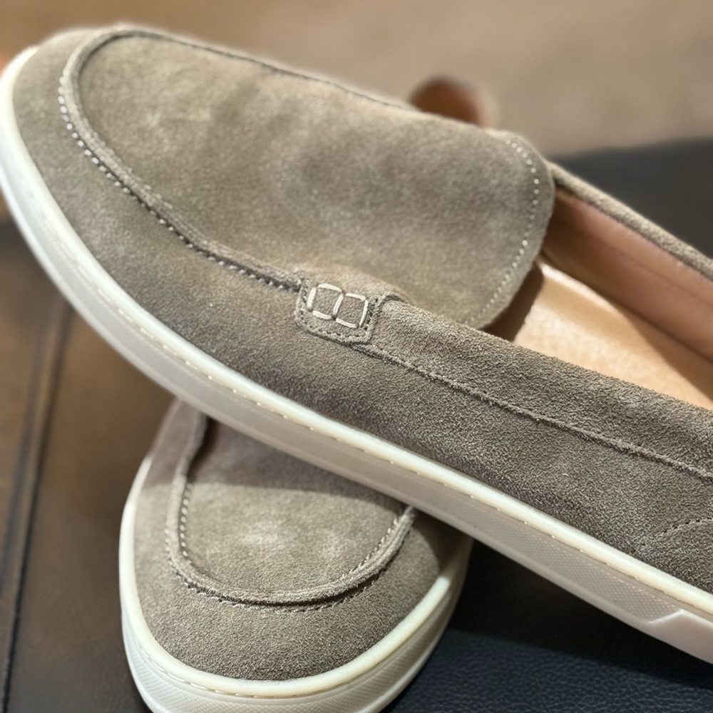 MNG Men's Suede Loafers - Suede. SPLIT LEATHER SHOES